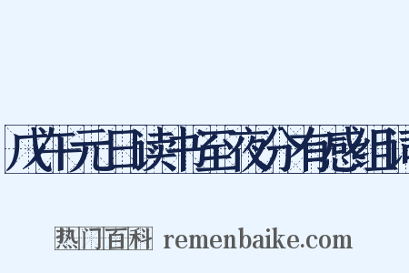 戊午元日读书至夜分有感组词是什么意思的图片